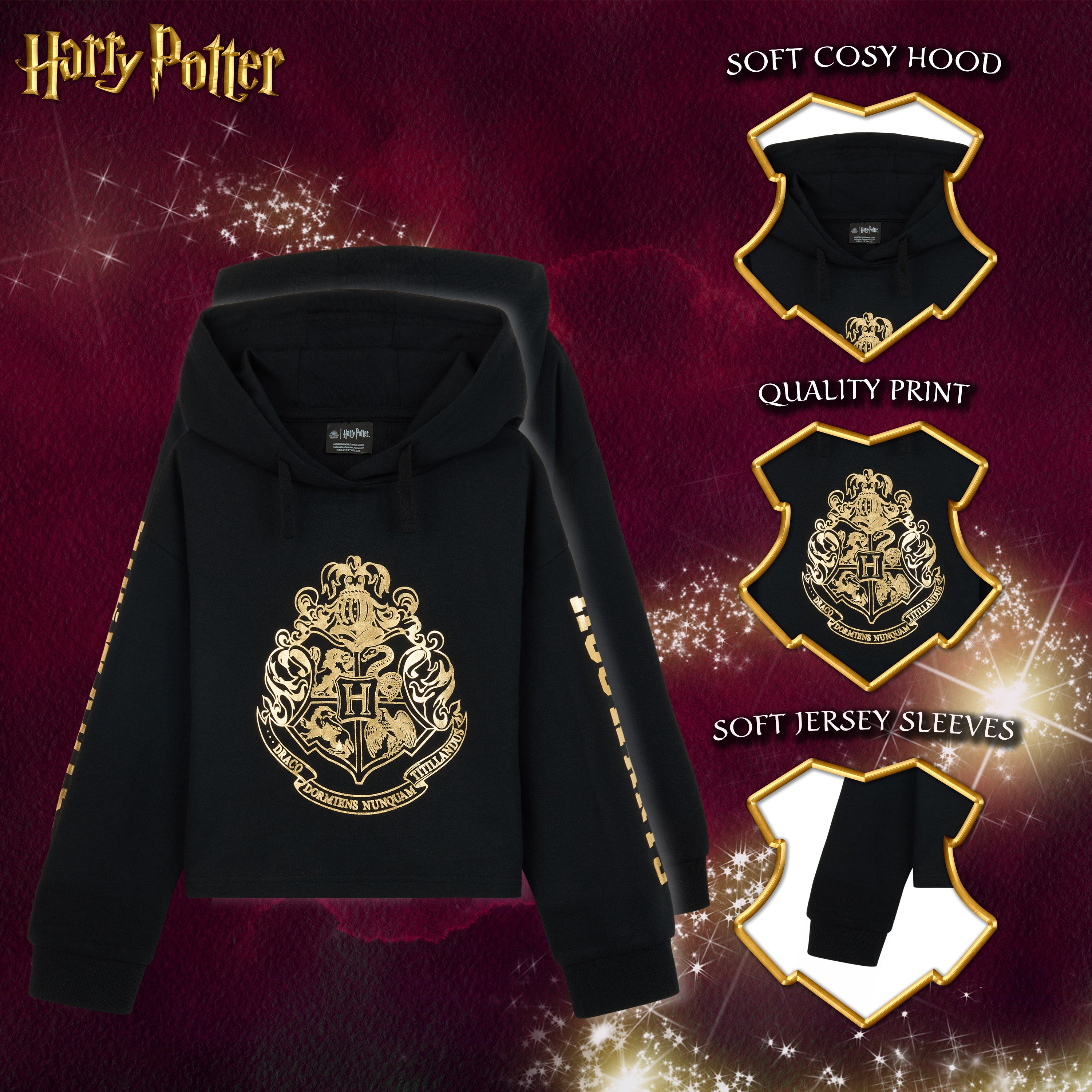 Harry Potter Hoodie for Girls, Hogwarts Sweatshirt, Gifts for Girls - Get Trend