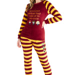 Harry Potter Womens Pyjamas, Fleece Loungewear Fluffy Socks Gift Set - Get Trend