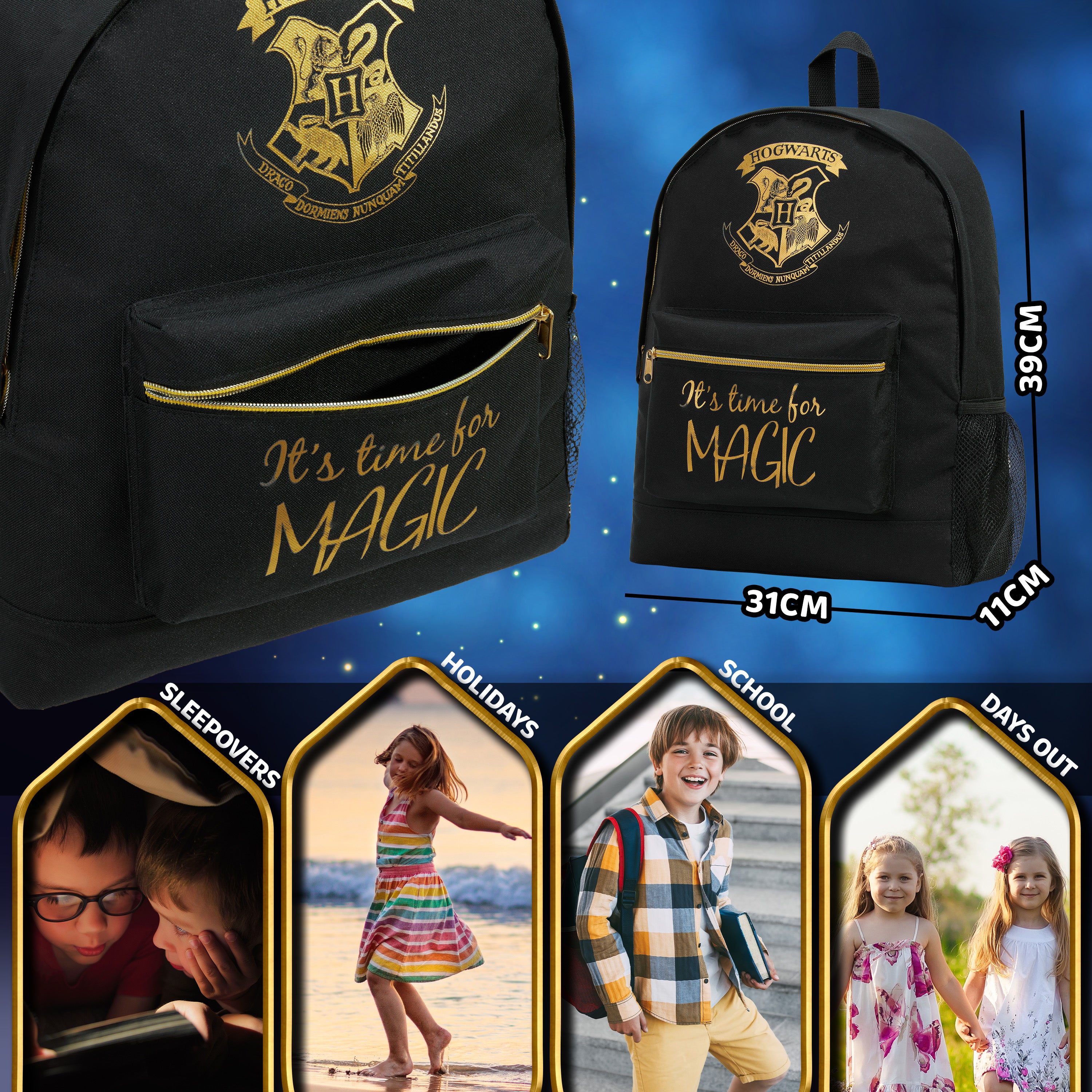 Harry Potter Backpack - School Bag for Kids and Teens - Get Trend