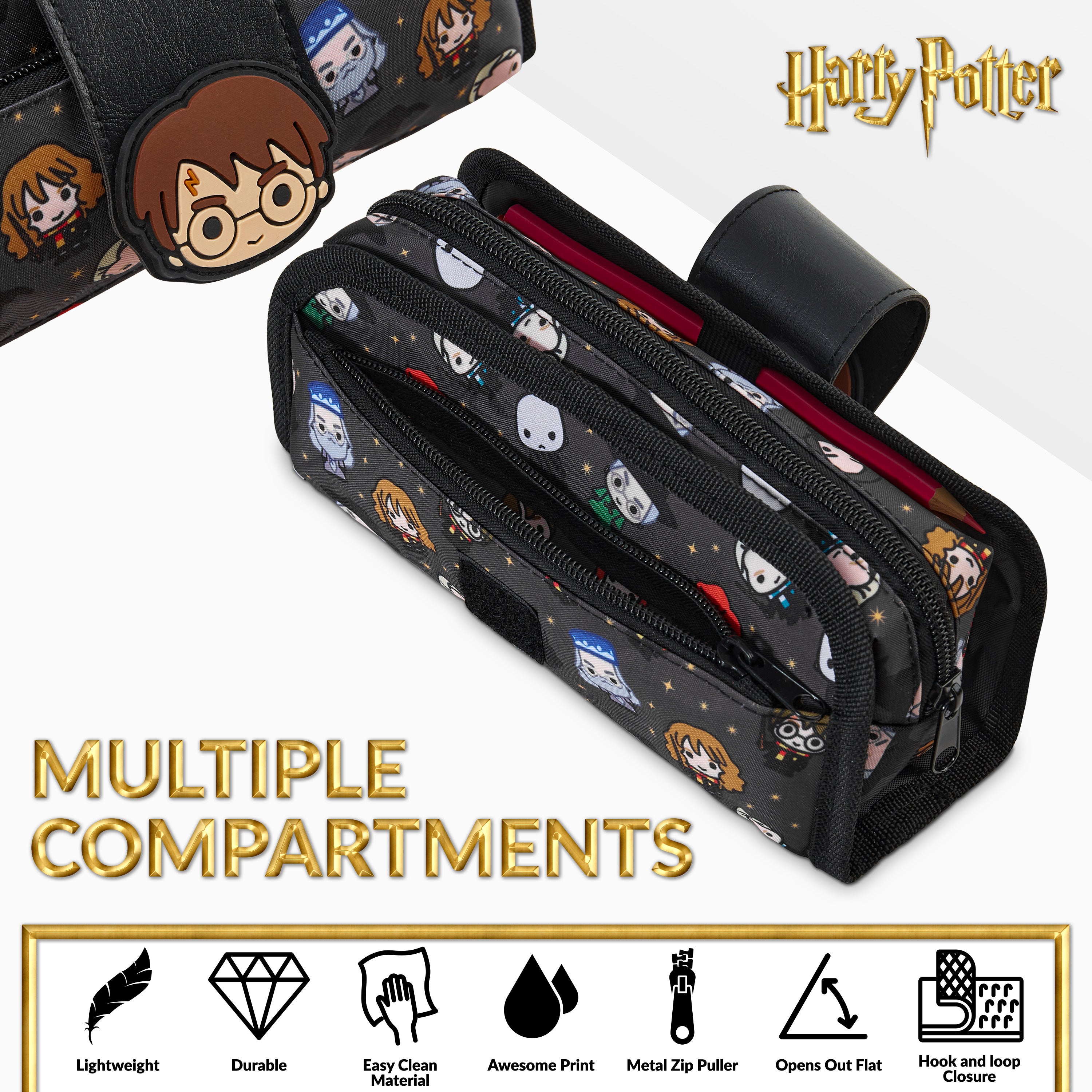 Harry Potter Pencil Case, Kids Pencil Case with Stationery Included - Get Trend