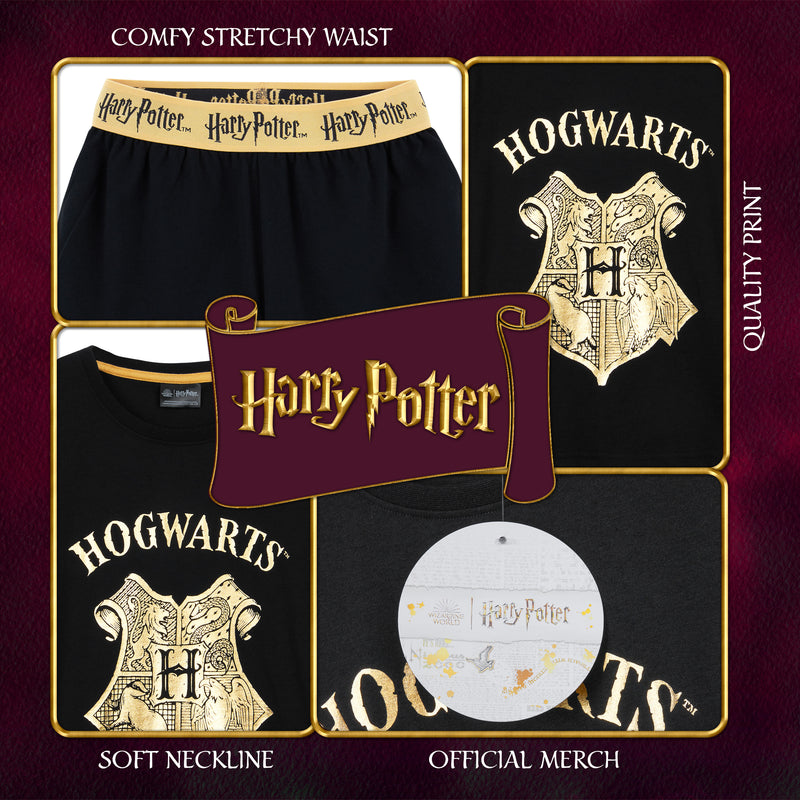 Harry Potter Girls Pyjamas for Kids and Teens -  2 Piece Nightwear Short PJs for Girls