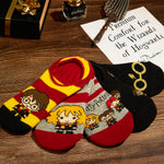 Harry Potter Socks 5 Pairs No Show Trainer Socks for Girls 12-3.5 - Get Trend