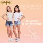Harry Potter Socks 5 Pairs No Show Trainer Socks for Girls 12-3.5 - Get Trend