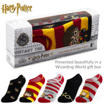 Harry Potter Socks 5 Pairs No Show Trainer Socks for Girls 12-3.5 - Get Trend