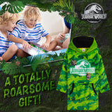 Jurassic World Blanket Hoodie - Jurassic World Fleece Oversized Hoodie - Get Trend