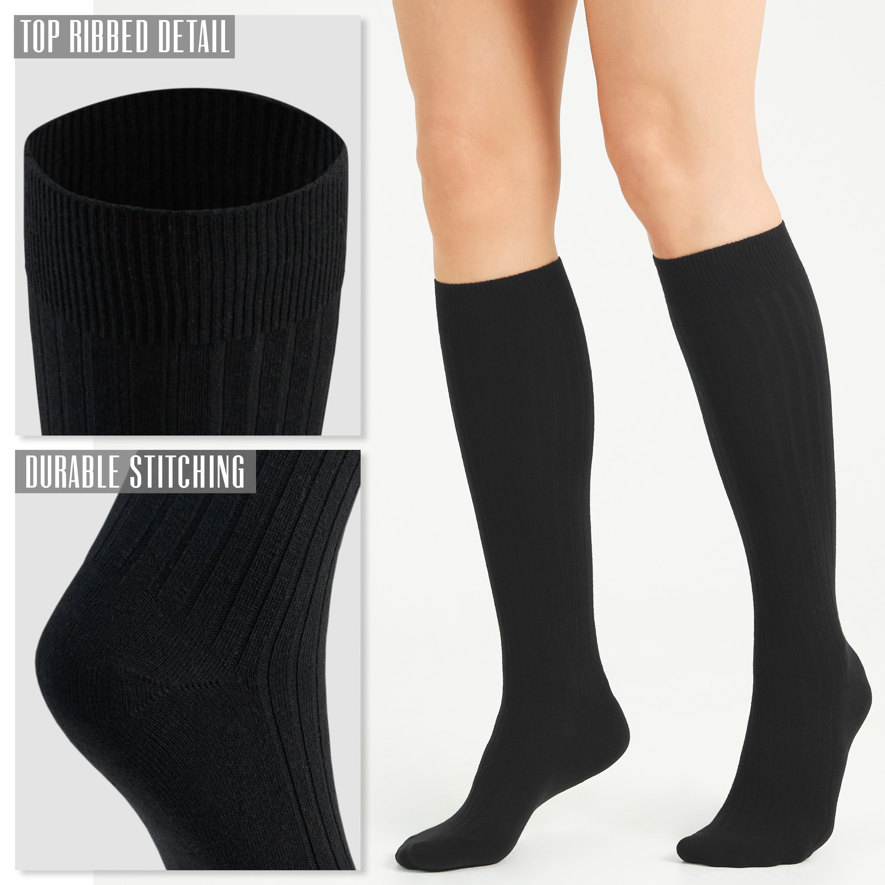 CityComfort Knee High Socks - Knee High Socks for Adults - Get Trend