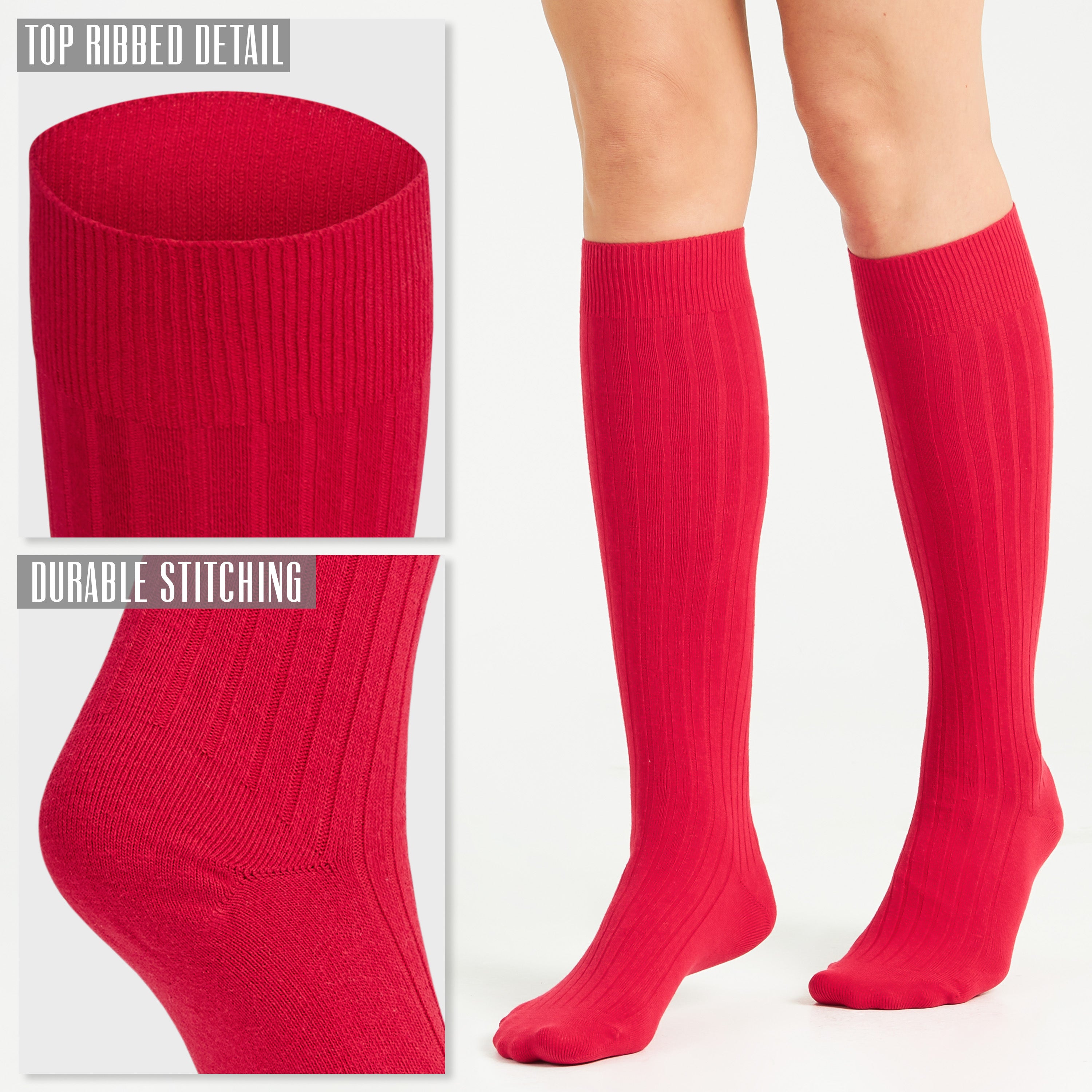 CityComfort Knee High Socks - Knee High Socks for Adults - Get Trend
