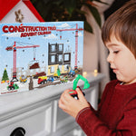 KreativeKraft Advent Calendar Kids Car Advent Calendars with 24 Diecast Mini Racing Cars or Construction Trucks - Get Trend