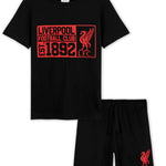 Liverpool F.C. Boys Pyjamas, Football Merchandise, Short Kids PJs for Summer - Get Trend