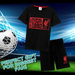 Liverpool F.C. Boys Pyjamas, Football Merchandise, Short Kids PJs for Summer - Get Trend