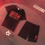 Liverpool F.C. Boys Pyjamas, Football Merchandise, Short Kids PJs for Summer - Get Trend