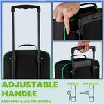 Minecraft Kids Suitcase for Boys and Girls Foldable Hand Luggage Gamer Travel Bag with Wheels - Get Trend