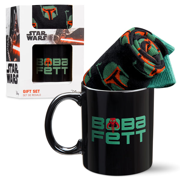 The Mandalorian Mug and Socks Set BOBBA FETT Mug Gift Set - Get Trend
