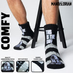 Disney The Mandalorian Fluffy Socks, Baby Yoda Mens Slipper Socks, Warm Knitted Socks - Get Trend