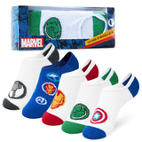 Marvel Invisible Socks for Kids, 5 Pack Avengers No Show Boys Socks - Get Trend