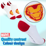 Marvel Invisible Socks for Kids, 5 Pack Avengers No Show Boys Socks - Get Trend