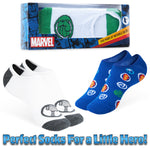Marvel Invisible Socks for Kids, 5 Pack Avengers No Show Boys Socks - Get Trend
