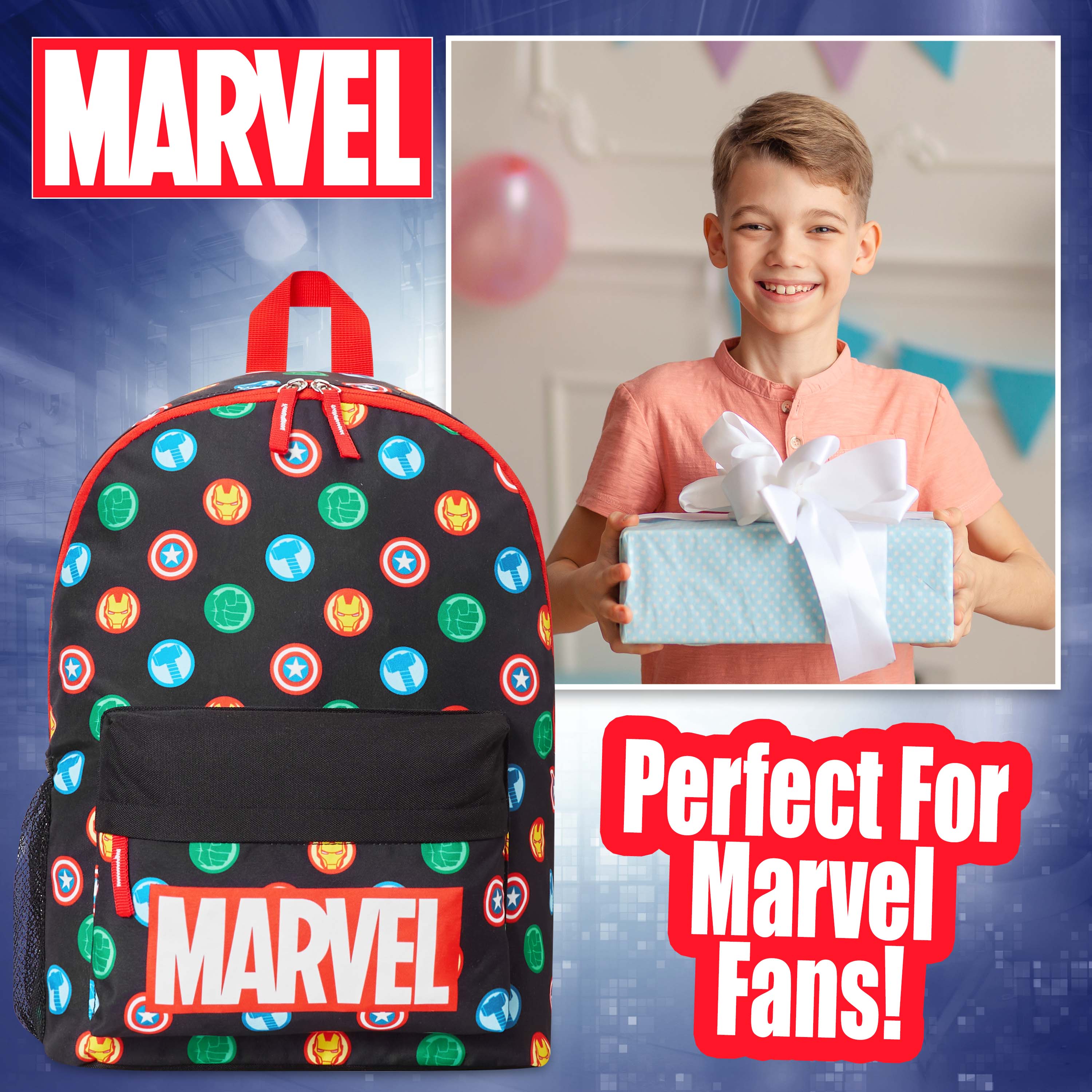 Marvel Boys Backpack Avengers Superhero Boys School Bag - Get Trend
