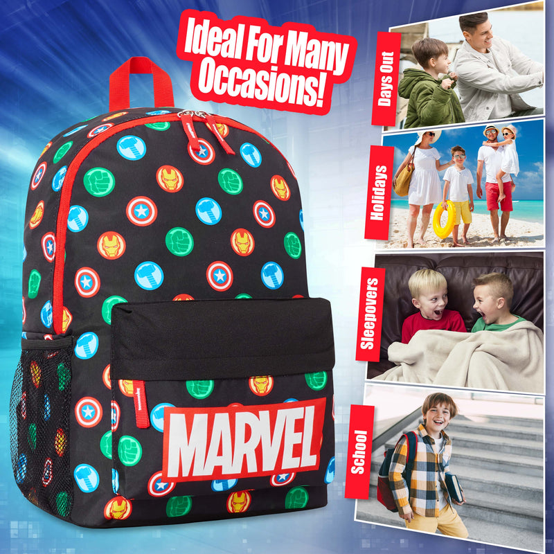 Marvel Boys Backpack Avengers Superhero Boys School Bag - Get Trend