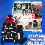 Marvel Boys Tracksuit, Hoodie and Joggers Set for Kids - Get Trend