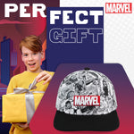 Marvel Baseball Cap for Boys and Teenagers - Black/White - Get Trend