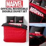 Marvel Kids Bedding Double Duvet Set with Pillow Cases, Reversible (Double) - Get Trend