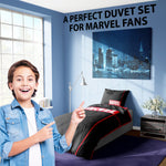 Marvel Kids Bedding Set - Single Duvet Set with Pillow Cases - Get Trend