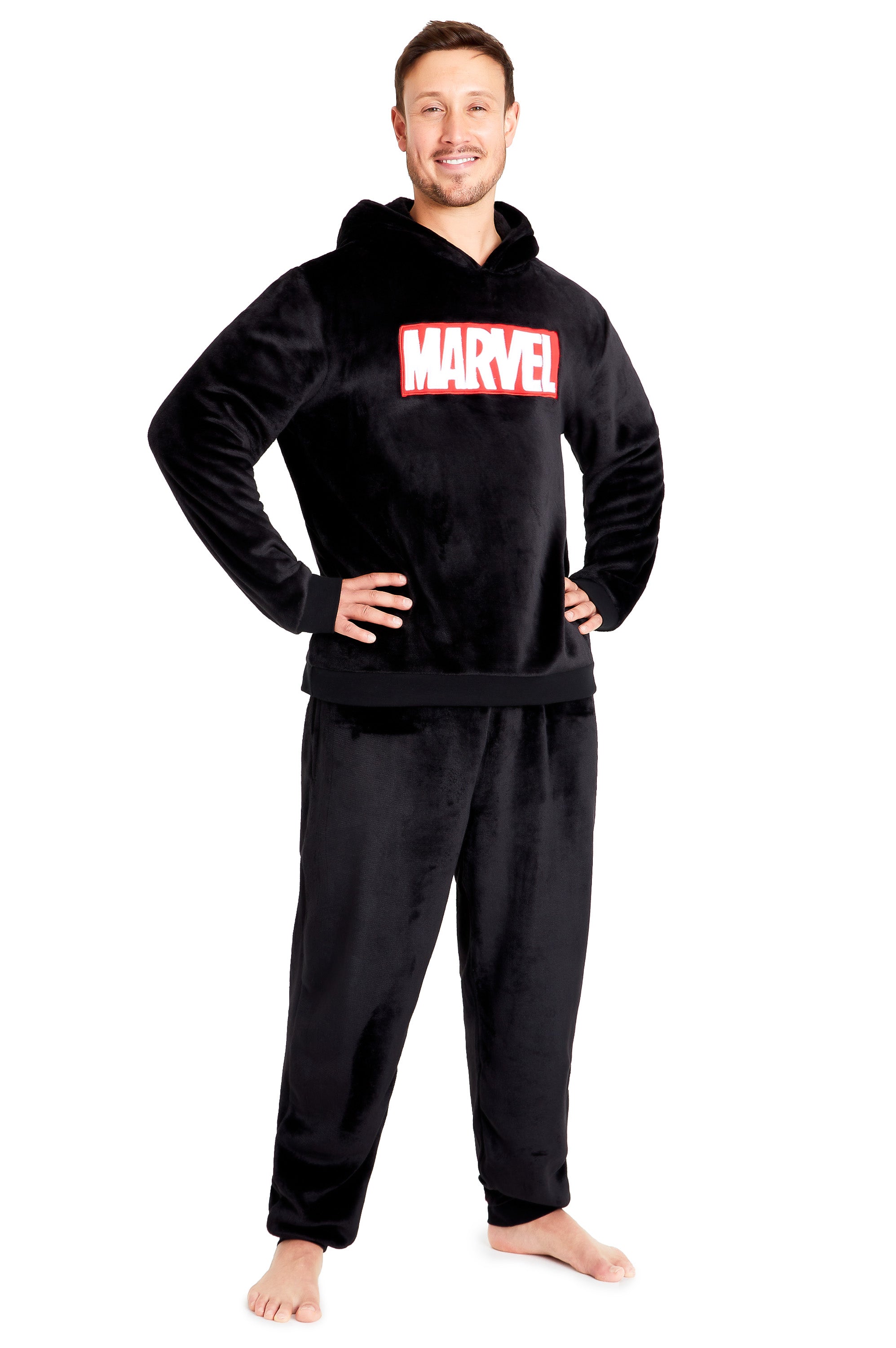 Marvel Mens Pyjamas Set - Long Sleeve Pyjama Set - Get Trend