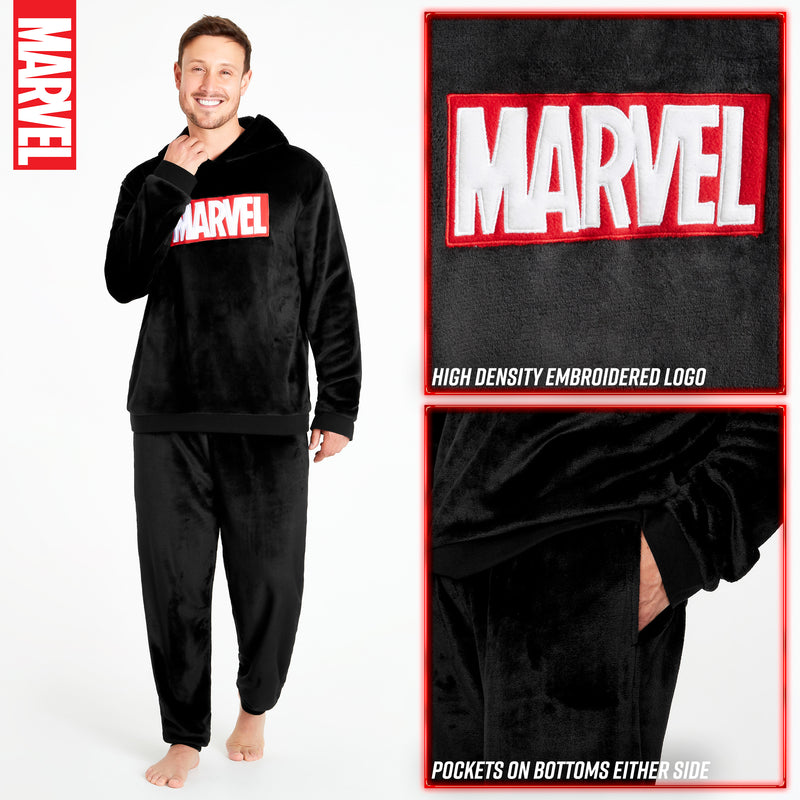 Marvel Mens Pyjamas Set - Long Sleeve Pyjama Set - Get Trend