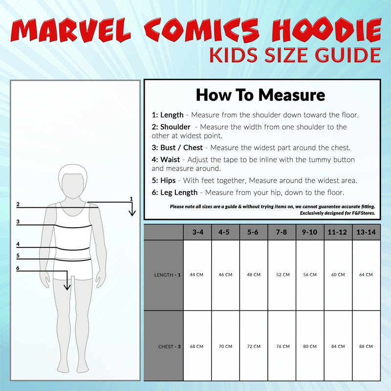 Marvel Avengers Hoodie for Kids and Teens - Superhero Boys' Hoodies
