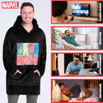 Marvel Mens Hoodies - Fleece Hoodie Blanket, Avengers Gifts for Men - Get Trend