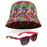 Marvel Bucket Hat and Kids Sunglasses Set for Boys - Get Trend