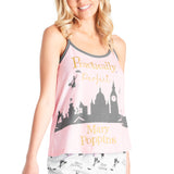 Disney Ladies Pyjamas - Shorts Pyjamas for Women - Mary Poppins - Get Trend
