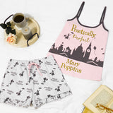 Disney Ladies Pyjamas - Shorts Pyjamas for Women - Mary Poppins - Get Trend
