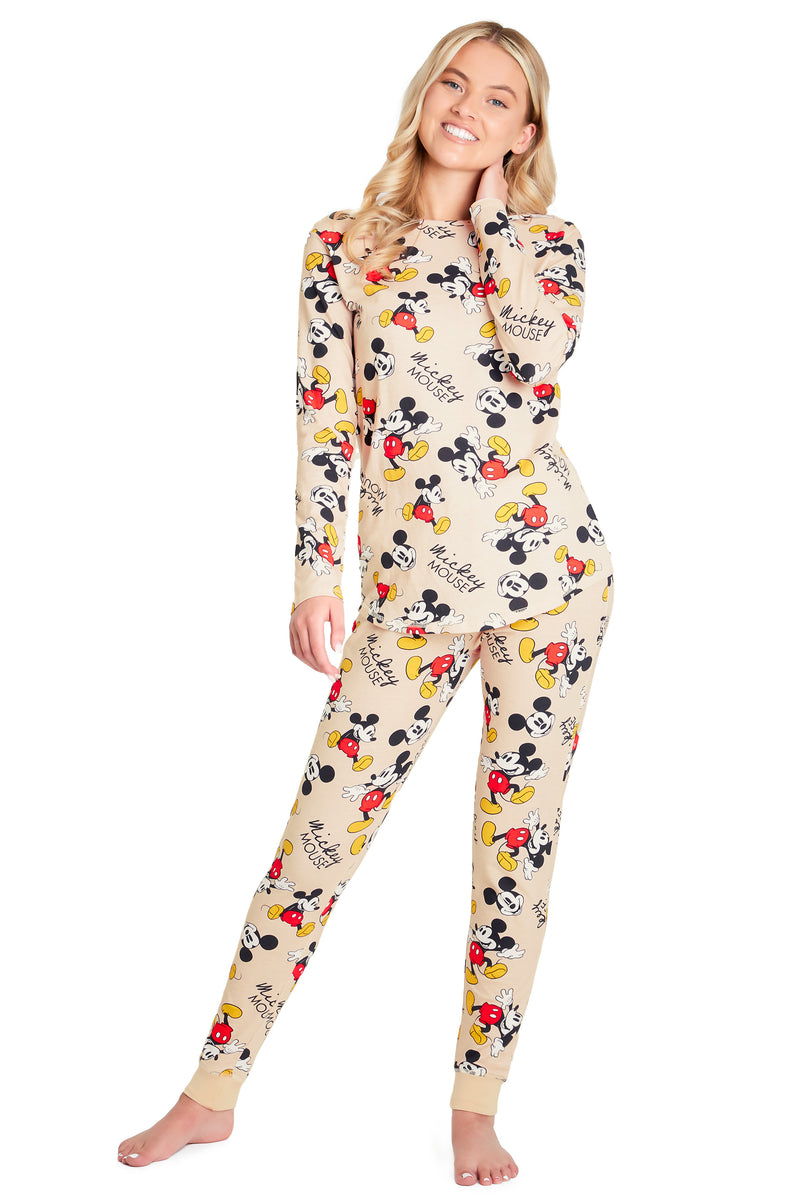 Disney Ladies Pyjamas - Mickey Mouse Pyjamas for Women - Get Trend