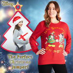 Disney Christmas Jumper Women, Minnie & Mickey Mouse - Get Trend