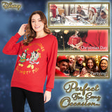 Disney Christmas Jumper Women, Minnie & Mickey Mouse - Get Trend