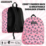 Minecraft School Bag Boys and Girls, Kids Backpack (Pink) - Get Trend