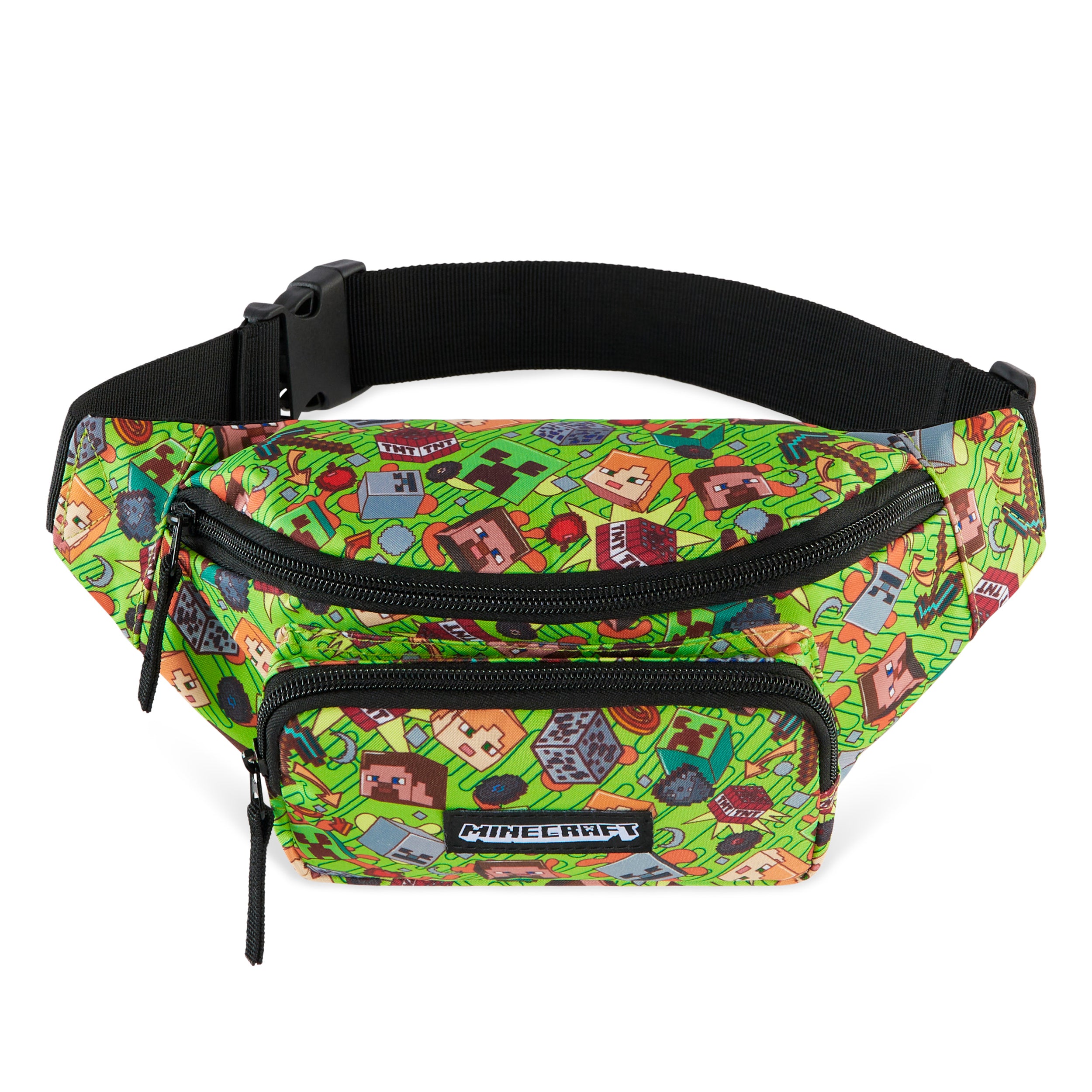 Minecraft Boys Fashion Waist Pack Adjustable Strap - Get Trend