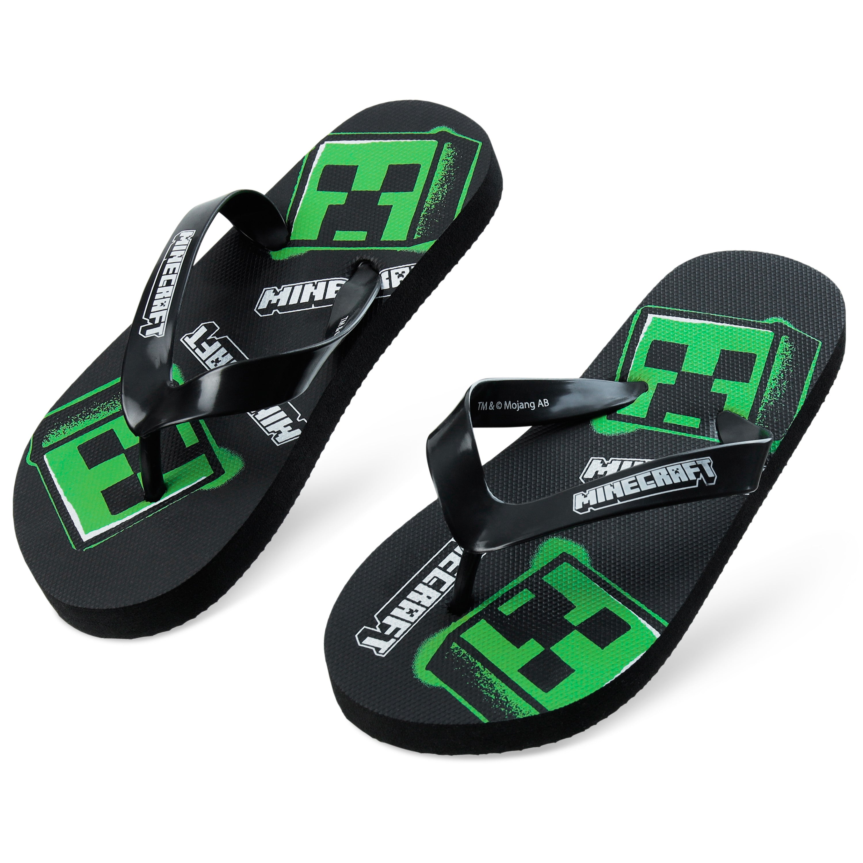 Minecraft Sliders for Boys and Teenagers Kids Flip Flops - Get Trend