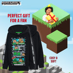 Minecraft Hoodie for Boys - Black, Gifts for Gamers - Get Trend