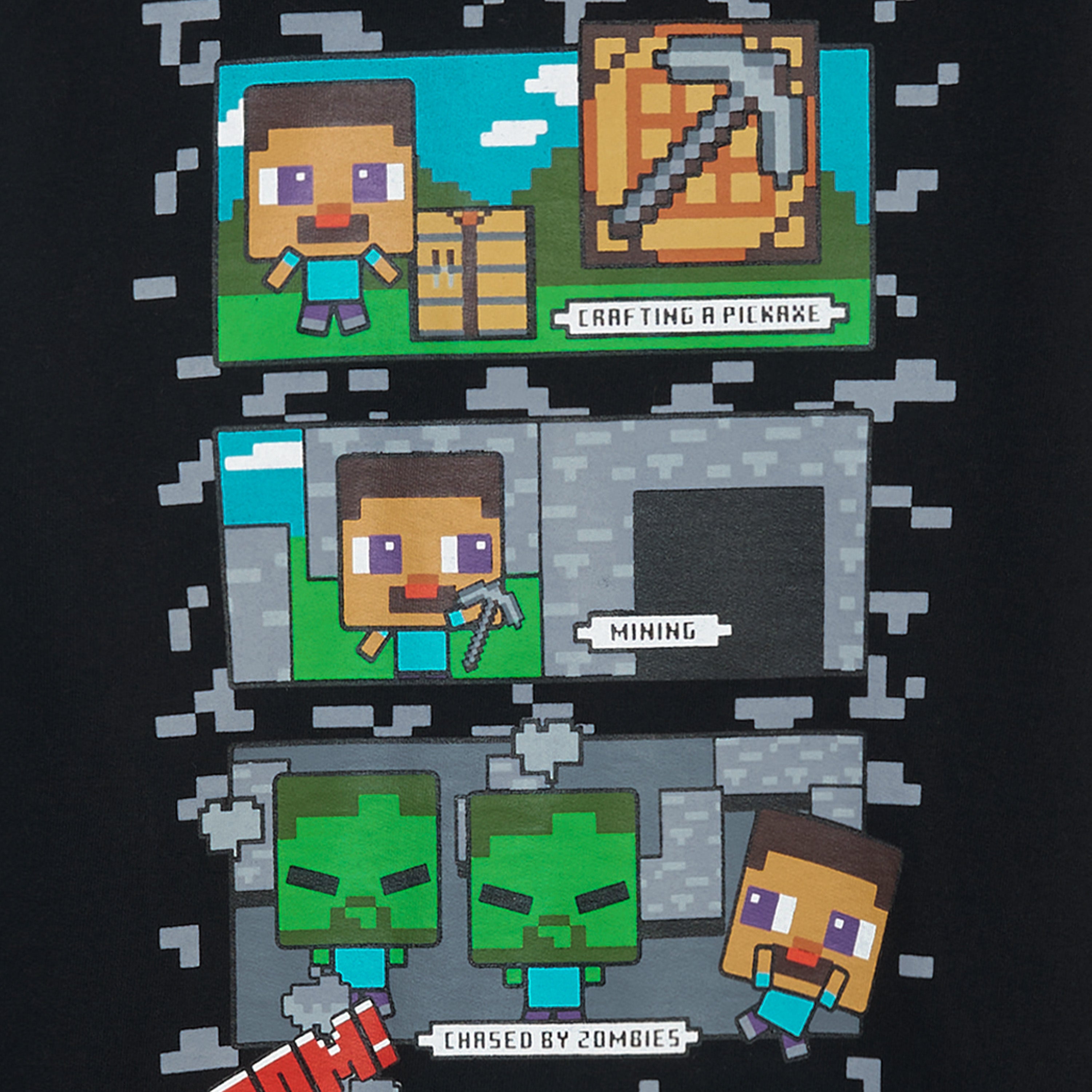 Minecraft Hoodie for Boys - Black, Gifts for Gamers - Get Trend