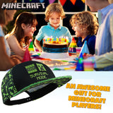 Minecraft Baseball Cap for Boy, Kids Hat Trucker Cap - Get Trend