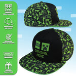 Minecraft Baseball Cap for Boy, Kids Hat Trucker Cap - Get Trend