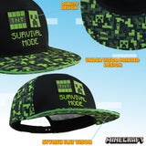 Minecraft Baseball Cap for Boy, Kids Hat Trucker Cap - Get Trend
