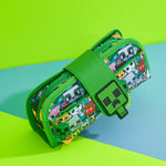 Minecraft Pencil Case for Boys and Girls, Kids Gamer School Supplies Multi Compartments with Detachable Zippered Pen Pouch - Get Trend