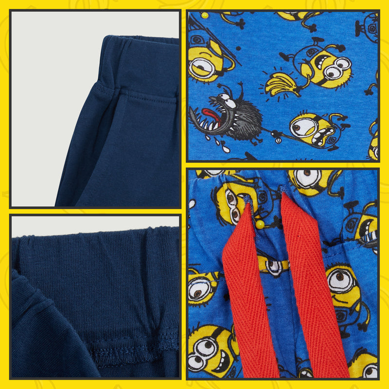 MINIONS Boys Shorts - 2-Pack Kids Shorts - Get Trend