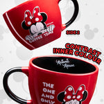 Disney Cup and Socks Gift Set Mickey Minnie Gifts for Women, Red - Minnie - Get Trend