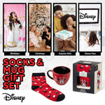 Disney Cup and Socks Gift Set Mickey Minnie Gifts for Women, Red - Minnie - Get Trend