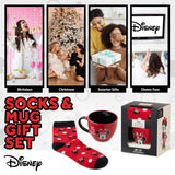 Disney Cup and Socks Gift Set Mickey Minnie Gifts for Women, Red - Minnie - Get Trend